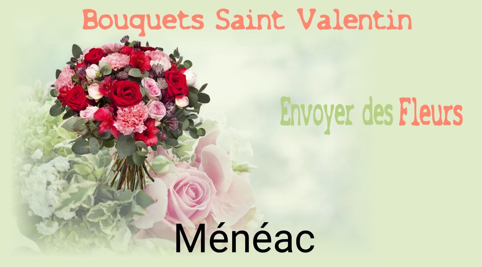 Roses de Saint-Valentin livrées à Ménéac
